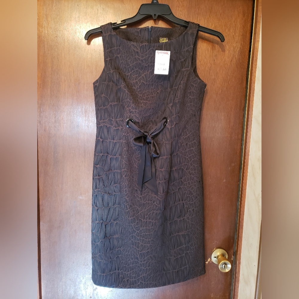 Taylor dress brown and black sz 6